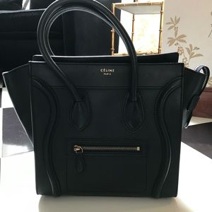 Celine dark blue bag